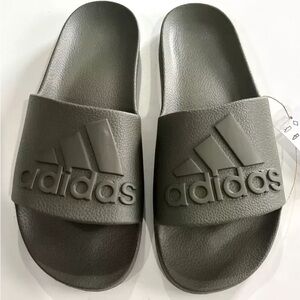 Adidas Adilette Slip-on Quick-Dry Aqua Slides Color Olive Strata IF7372 Sz 8, 11